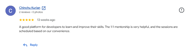 5-Star Review from Chinchu Kurian
